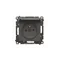 Simon 55 WMDW-50123x-149 Plug socket for IP44 version with seal (module) 16 A, 250 V~, quick connectors. Flap in the color of the cover; Matte black