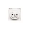 Simon 55 WMDW-P01111-111 Кришка для однієї розетки: SGZ1CM, SGZ1M; матово-білий