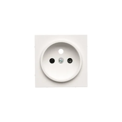 Simon 55 WMDW-P01111-111 Single socket cover for: SGZ1CM, SGZ1M; Matte white