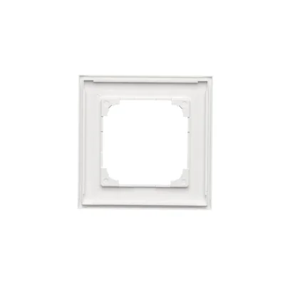 Simon 55 WMDZ-01101x-0111 Cornice singola LINE; Bianco opaco