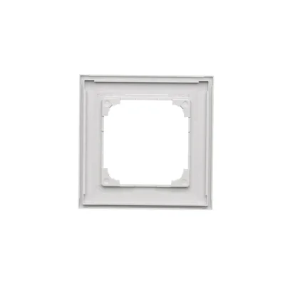 Simon 55 WMDZ-01101x-0114 Cadre 1 poste LINE ; Gris clair mat