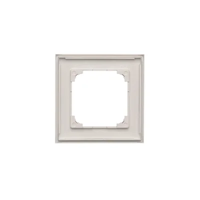 Simon 55 WMDZ-01101x-0143 1-gang frame LINE; Matt aluminum
