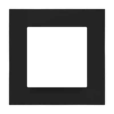 Simon 55 WMDZ-01101x-0149 Cornice singola LINE; Nero opaco