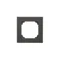 Simon 55 WMDZ-01101x-0149 Cornice singola LINE; Nero opaco