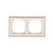 Simon 55 WMDZ-01102x-0144 2-gang LINE frame; Champagne matte
