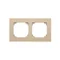 Simon 55 WMDZ-01102x-0144, scatola di derivazione a 2 moduli LINE; colore champagne opaco