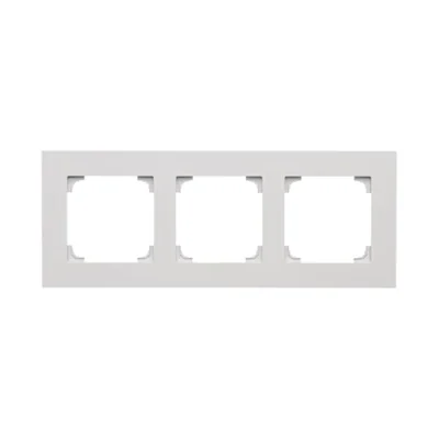 Simon 55 WMDZ-01103x-0114 LINE 3-fold frame; Light gray matt