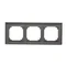 Simon 55 WMDZ-01103x-0116 3-gang LINE frame; Matte graphite