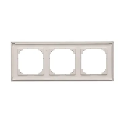 Simon 55 WMDZ-01103x-0143 LINE 3-fold frame; Matt aluminum