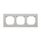 Simon 55 WMDZ-01103x-0143 LINE, marco plegable de 3 secciones; aluminio mate.