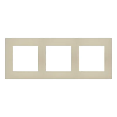 Simon 55 WMDZ-01103x-0144 3-gang LINE frame; Champagne matte