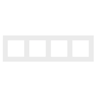 Simon 55 WMDZ-01104x-0114 4-fold frame LINE; Light gray matt