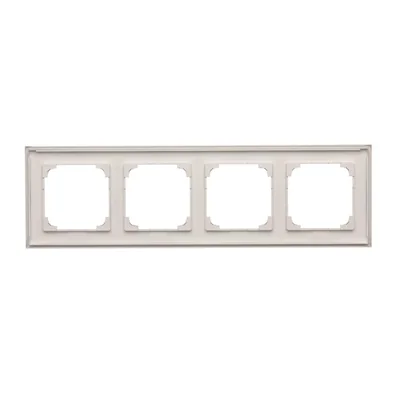 Simon 55 WMDZ-01104x-0143 Cadre pliable LINE ; Aluminium mat