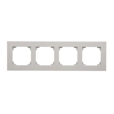 Simon 55 WMDZ-01104x-0143 Marco plegable LINE; Aluminio mate