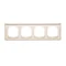 Simon 55 WMDZ-01104x-0144 4-gang LINE frame; Champagne matte