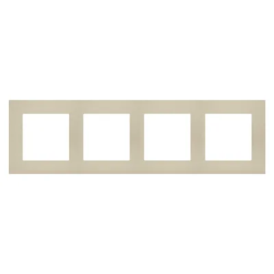 Simon 55 WMDZ-01104x-0144 Scatola di derivazione LINE a 4 moduli; Champagne opaco