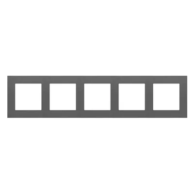 Simon 55 WMDZ-01105x-0116 Ramka 5-krotna LINE; Grafitowy mat