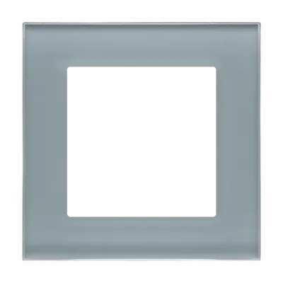 Simon 55 WMDZ-0110xZ-176 Cadre Nature Simple ; Verre Gris Dépoli