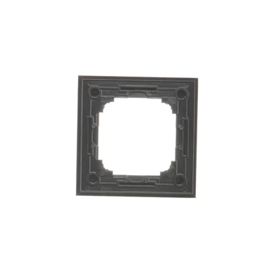 Simon 55 WMDZ-0110xZ-182 Einzelrahmen Natur; Klassisches schwarzes Glas