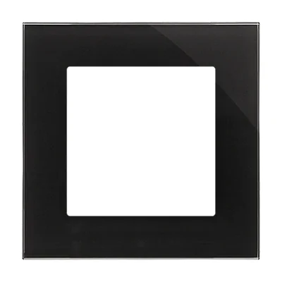 Simon 55 WMDZ-0110xZ-182 Ramka 1-krotna Nature; Szkło classic czarne