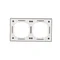 Simon 55 WMDZ-0120xZ-181 Double Nature Frame; Classic White Glass