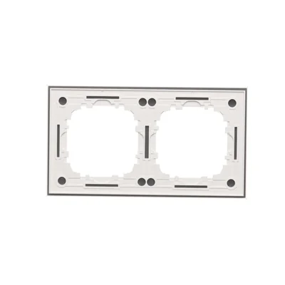 Simon 55 WMDZ-0120xZ-181 Dvojitý přírodní rám; klasické bílé sklo