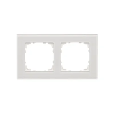 Simon 55 WMDZ-0120xZ-181 Ramka 2-krotna Nature; Szkło classic białe