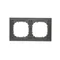Simon 55 WMDZ-0120xZ-182 Double Nature Frame; Classic Black Glass