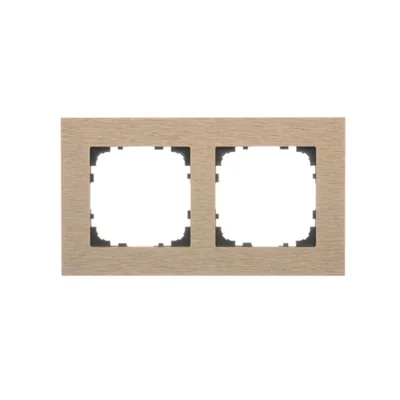 Simon 55 WMDZ-0120xZ-189 Double Nature Frame; Champagne Stainless Steel