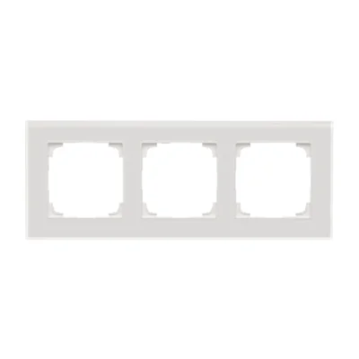 Simon 55 WMDZ-0130xZ-170 3-fach Natur-Rahmen; Milchglas