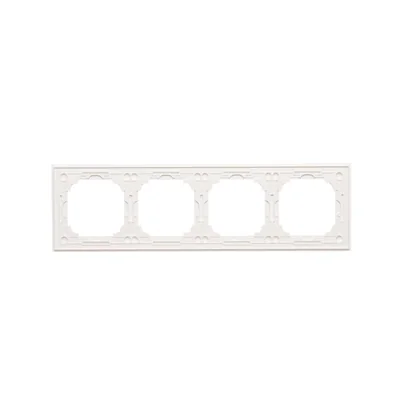 Simon 55 WMDZ-0140xZ-170 Ramka 4-krotna Nature; Szkło mrożone białe