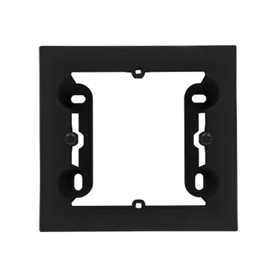 Simon 55 WMDZ-202xxx-149 Single-gang surface-mounted box for LINE/DUO frames. Height: 40mm; Matte black