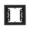 Simon 55 WMDZ-202xxx-149 Single-gang surface-mounted box for LINE/DUO frames. Height: 40mm; Matte black