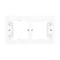 Simon 55 WMDZ-203xxx-111 2-gang surface-mounted box for LINE/DUO frames. Height: 40mm; Matte white