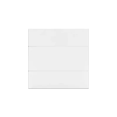 Simon 55 WMDZ-612xxx-111 Frame end cap without bridge - only snap-on mounting to the frame; Matte white