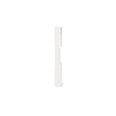 Simon 55 WMDZ-612xxx-111 Frame end cap without bridge - only snap-on mounting to the frame; Matte white