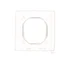 Simon 55 WMDZ-911xxx-001 IP44 seal for 1-gang Line/Duo/Nature frame.