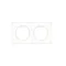 Simon 55 WMDZ-921xxx-001 IP44 seal kit for 2-gang Line/Duo/Nature frame.