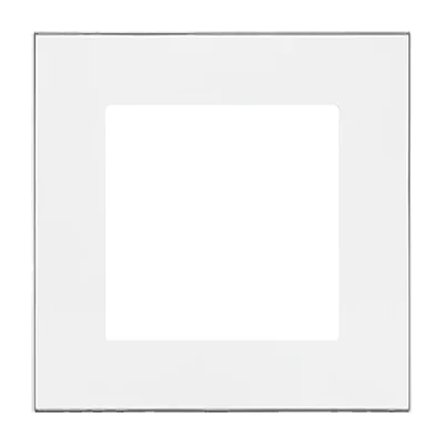 Simon 55 WMDZ-TRD1.163-111 Telaio singolo DUO; bianco, base cromata