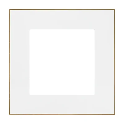 Simon 55 WMDZ-TRD1.166-111 Cadre DUO simple ; Blanc, base dorée