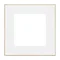 Simon 55 WMDZ-TRD1.166-111 Single DUO Frame; White, Gold Base