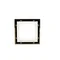 Simon 55 WMDZ-TRD1.166-111 Single DUO Frame; White, Gold Base