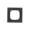 Simon 55 WMDZ-TRD1.166-149 Single DUO Frame; Black, Gold Base