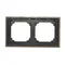 Simon 55 WMDZ-TRD2.166-149 DUO 2-gang frame; Black, gold base