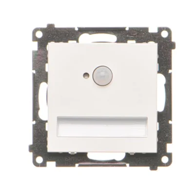 Simon 55 WMTO-SC4Kxx-1-111 230V LED light fixture with motion sensor (1.2W). Neutral color 4000K; Matte white