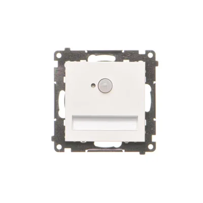 Simon 55 WMTO-SC4Kxx-1-111 230V LED light fixture with motion sensor (1.2W). Neutral color 4000K; Matte white
