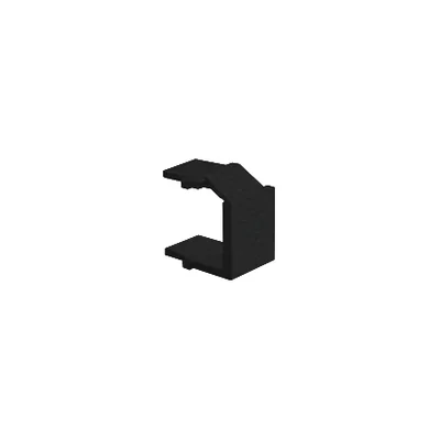 Simon 55 WMYZ-500005-149 RJ45/RJ12 plug hole cover for telecommunications socket; Matte black