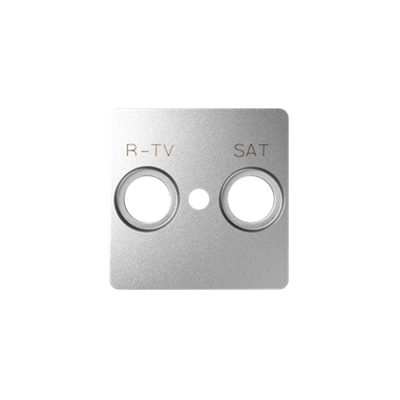 SIMON 82 DETAIL Aluminum cover for RTV-SAT sockets