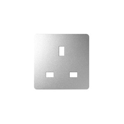 SIMON 82 DETAIL Cover for UK socket mechanism 75423-39 aluminium