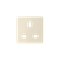SIMON 82 DETAIL Cover for UK socket mechanism 75423-39 cream